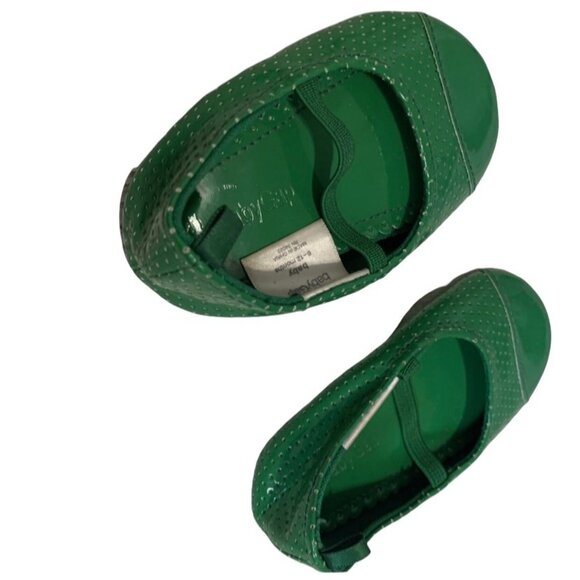Kelly Green Baby Gap Spring Soft Sole Flats 6-12 Months - Picture 6 of 6
